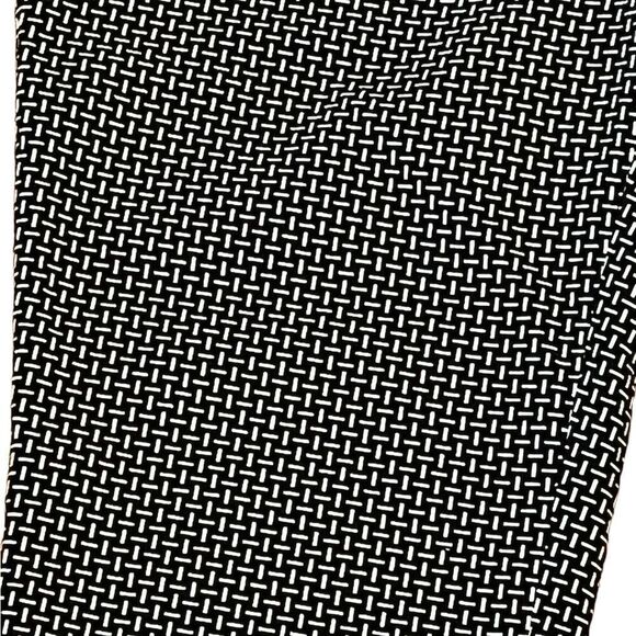 NWT Diane Von Furstenberg Women’s Black And Ivory Geoprint Pants, Size 6, NWT - Picture 5 of 11